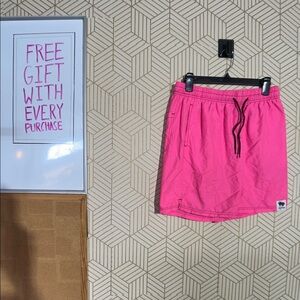 Bright Pink Athletic Shorts